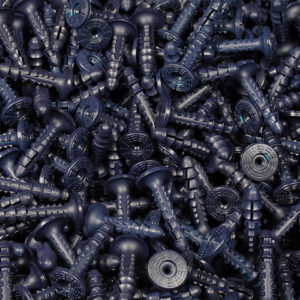 Plastic moulded screws