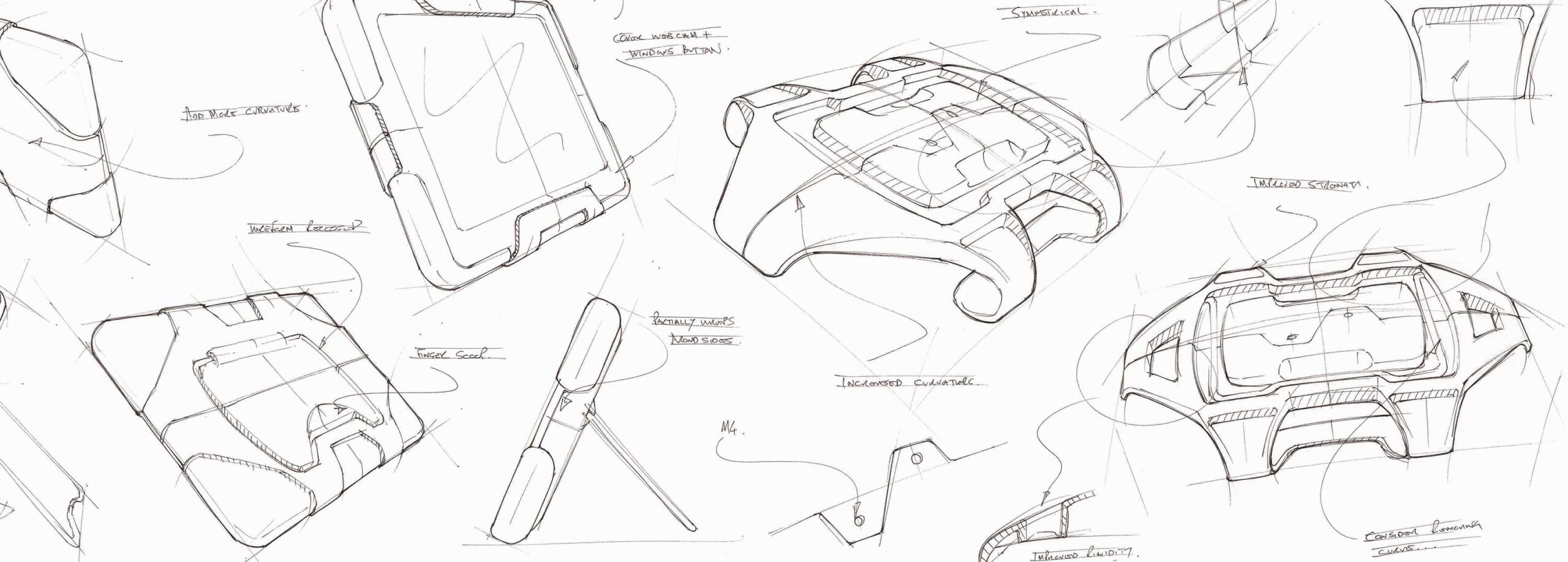 Drawings of tablet case